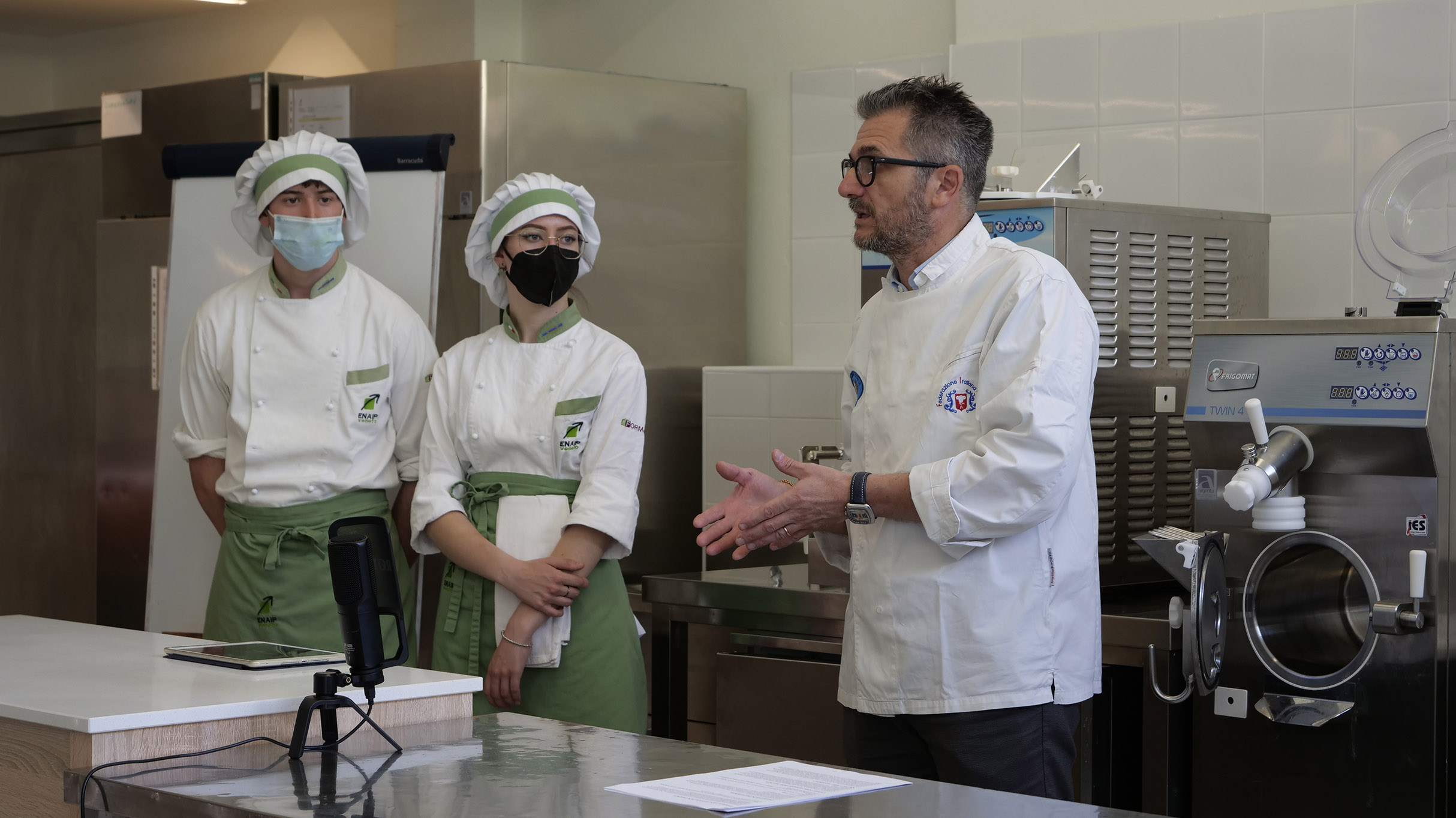 Voltolina e studenti enaip longarone